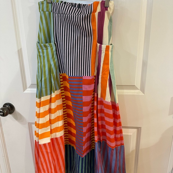 Dresses & Skirts - Colorful Striped Midi Skirt